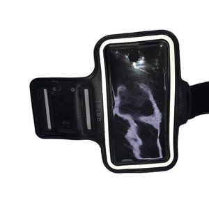 TRIBE Running Athletic Armband Arm Band Clear Black.  Highly Rated.  Slim